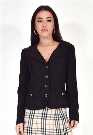 DOLCE & GABBANA ELEGANT BLACK JACKET