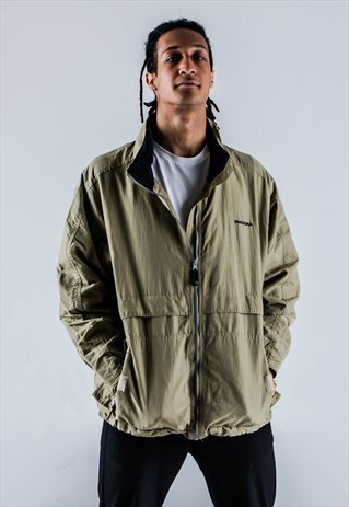 VINTAGE 90S DIADORA JACKET IN BEIGE