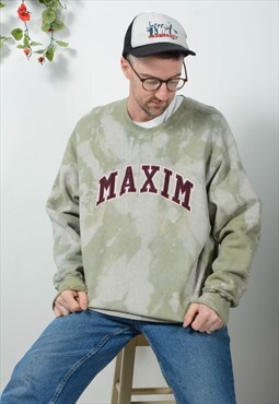 Vintage 90s Lee Sweatshirt Tie Dye Unisex Size XL 