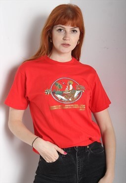 Vintage Costa Del Sol Tourist T-Shirt Red