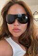 VINTAGE Y2K RIMLESS CHANEL DIAMONTE SUNGLASSES
