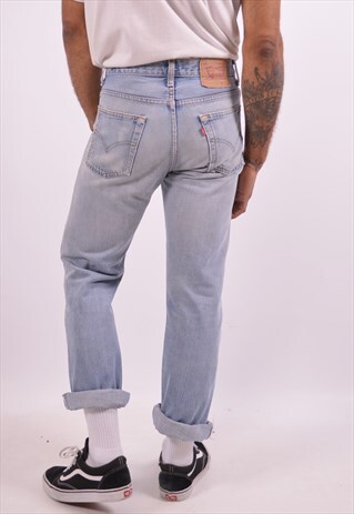 LEVI'S MENS VINTAGE JEANS W29 L32 BLUE 90S
