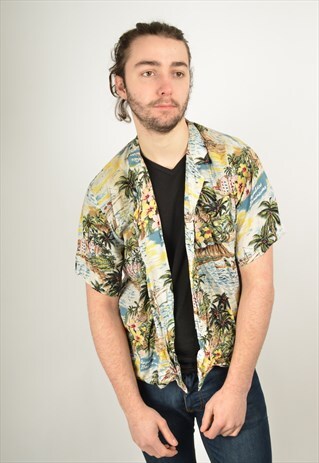 VINTAGE HAWAIIAN PATTERN SHIRT