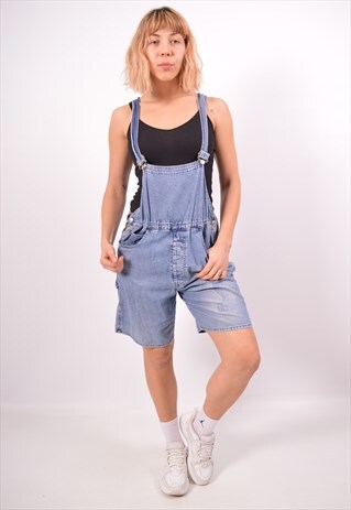 VINTAGE ARMANI DENIM DUNGAREES BLUE