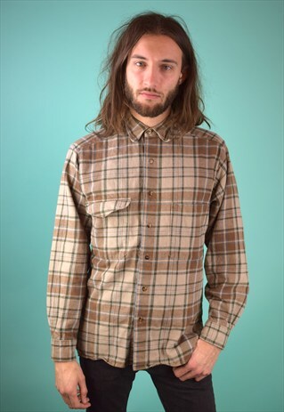 VINTAGE 90'S HUGO BOSS CHECKED SHIRT