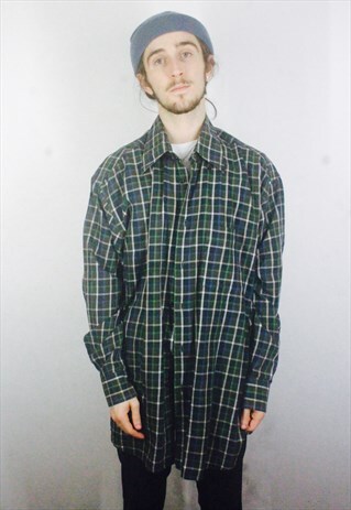 VINTAGE CHECK FLANNEL SHIRT