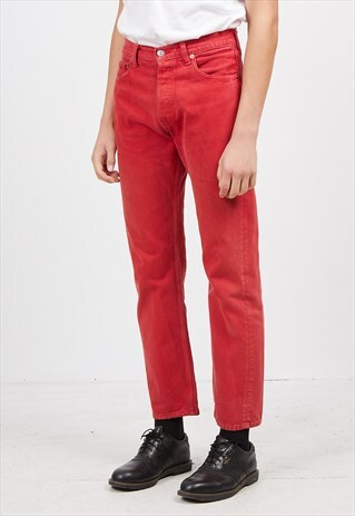 VINTAGE RED LEVI'S 501 FIT DENIM JEANS
