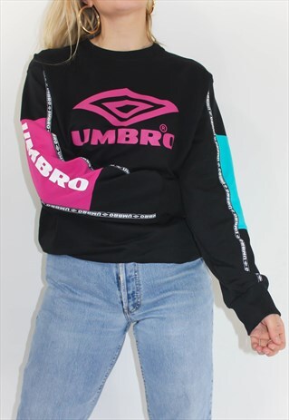90'S STYLE TAPE LOGO UMBRO OVERSIZED SWEATSHIRT