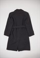 80S LONG THICK BELTED COAT