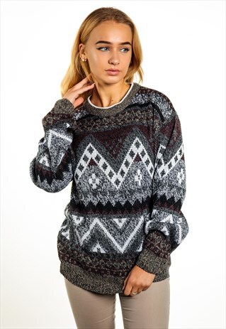 VINTAGE PATTERNED JUMPER K157