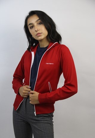 VINTAGE CARHARTT 90'S RED SPORTS JACKET