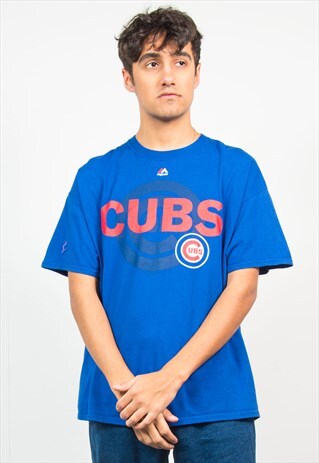 MAJESTIC CHICAGO CUBS T-SHIRT BASEBALL