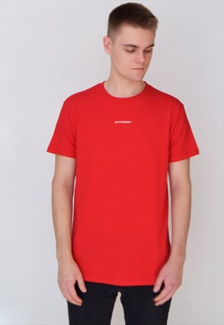 RED DIFFERENT (WHITE) T-SHIRT
