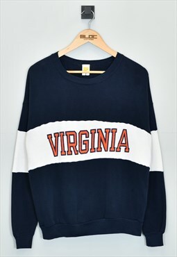 Vintage Virginia Sweatshirt Blue XXSmall