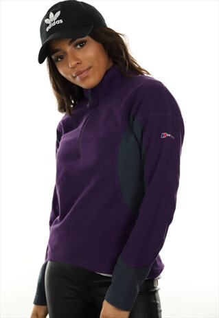VINTAGE BERGHAUS ZIP UP FLEECE TOP