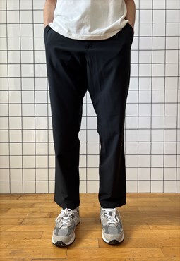 Vintage NIKE Pants Black Golf Shell Track Sport 