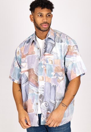 VINTAGE PATTERN SHIRT NS466