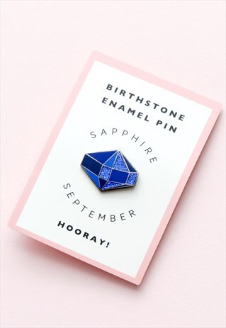 SAPPHIRE/SEPTEMBER - ENAMEL PIN