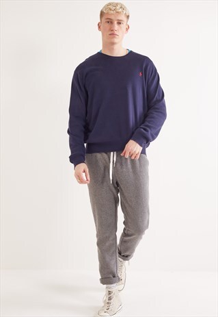 VINTAGE RALPH LAUREN JUMPER BLUE