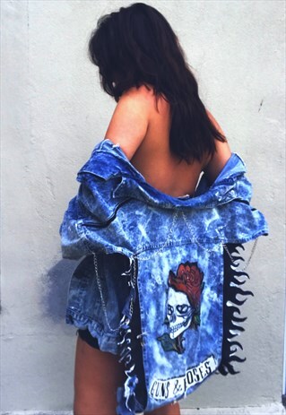 GUNS N' ROSES INSPIRED DENIM JACKET