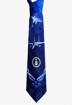 Vintage 90s Steven Harris USA Air Force Tie