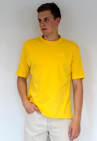 VINTAGE RETRO YELLOW T-SHIRT