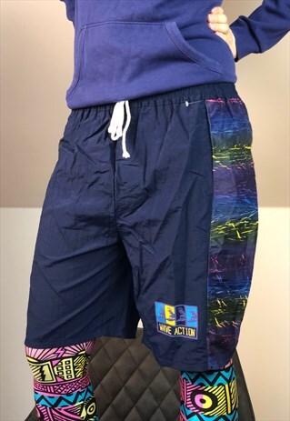 NEON SURF PALM BEACH SWIMSUIT SHORTS SPORT 90S VINTAGE