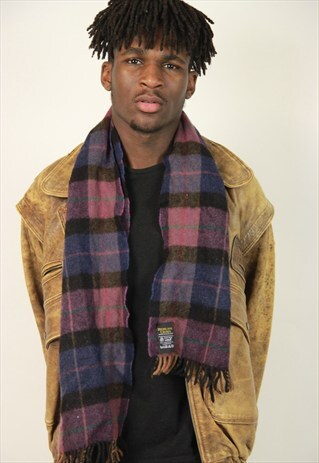 VINTAGE TARTAN SCARF