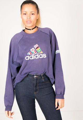 VINTAGE 90S ADIDAS SWEATSHIRT/ R0608