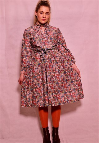 LIBERTY PRINT COTTON DRESS