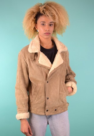 VINTAGE 90'S SHEARLING JACKET