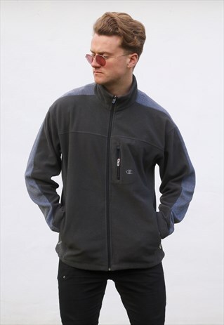 CHAMPION TRACK & FIELD RETRO FLEECE SPORTSWEAR JACKET
