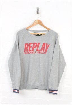 Vintage Replay Sweater Grey Ladies XL