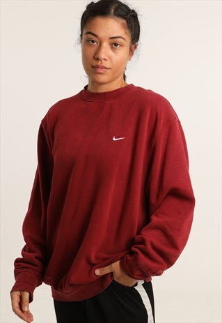 VINTAGE NIKE EMBROIDERED LOGO SWEATSHIRT