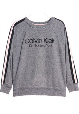 Grey Calvin Klein Performance Sweatshirt - Small