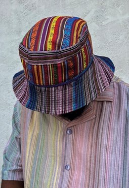 Tribute Seven Multicolor Festive Bucket Hat