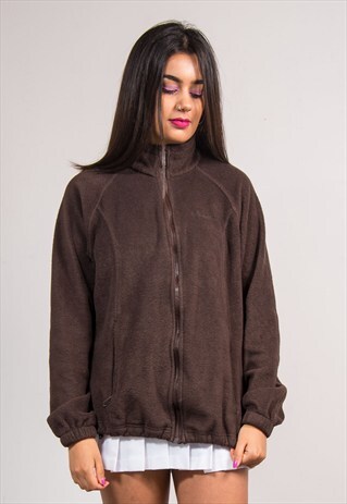90'S VINTAGE COLUMBIA BROWN FLEECE JACKET