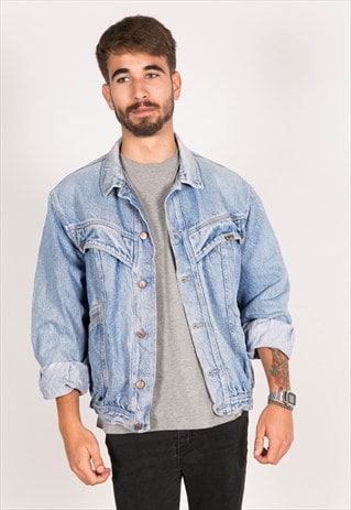 VINTAGE 80S WRANGLER DENIM JACKET / R202