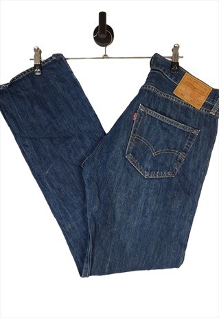 Men's Levi's 501's Blue Denim Jeans Size W34 L34