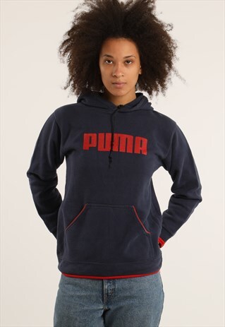 VINTAGE PUMA PRINT SPELL OUT HOODIE
