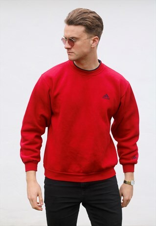 ADIDAS USA 90S MINIMALIST LUST RED SWEATSHIRT
