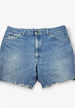 Vintage Lee Cut Off Denim Shorts Mid Blue W38 BV18267