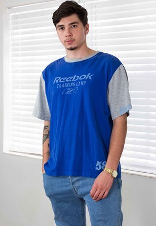 VINTAGE REEBOK T-SHIRT LOGO 90S XL 8.1