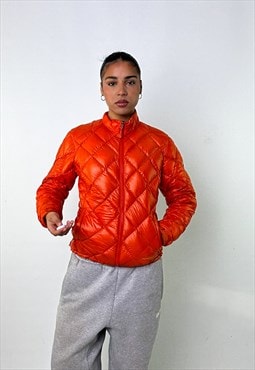 Orange 90s Mont Bell EX 800 Puffer Jacket Coat