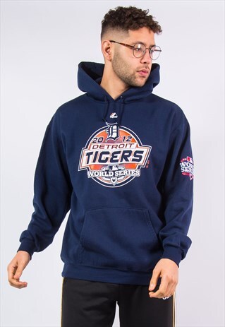 MAJESTIC DETROIT TIGERS MLB HOODIE BASEBALL