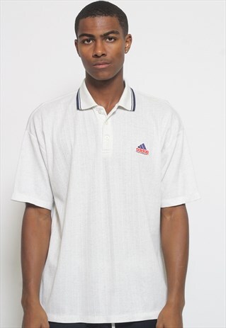 VINTAGE ADIDAS EQUIPMENT POLO SHIRT