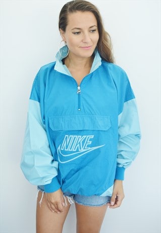 90'S NIKE USA 1/4 ZIP VINTAGE SWEATSHIRT MADE IN DENMARK