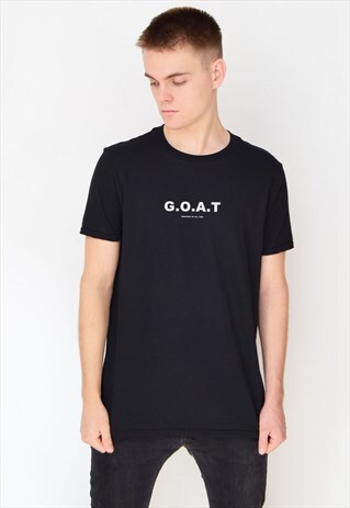 BLACK G.O.A.T T-SHIRT