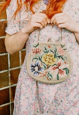 Tapestry Floral Purse