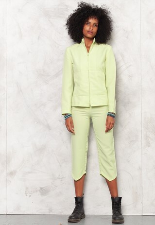 Y2K GREEN SUIT